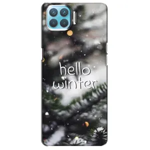 Новорічні, Святкові Чохли для Oppo F17 Pro - 2024 год (Hello winter)