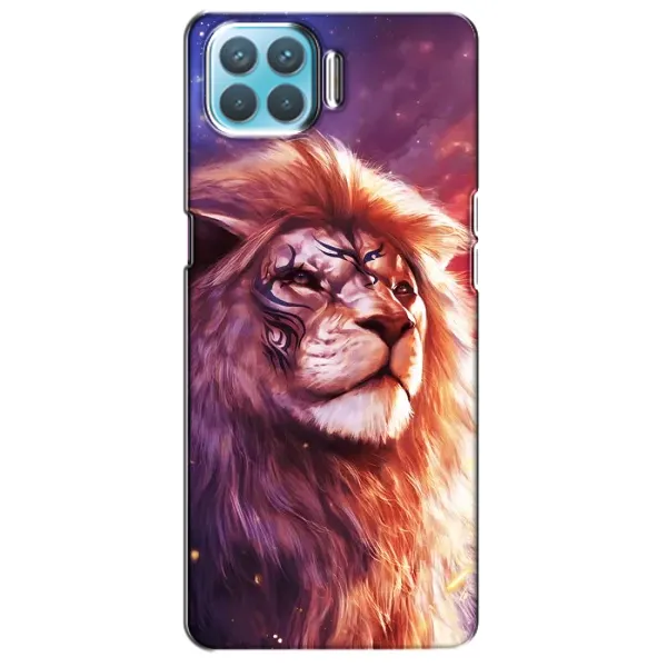 Чехол с принтом «Красочный Лев» для OPPO F17 Pro