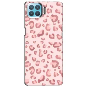 Чохол з розовим принтом для Oppo F17 Pro (Рожевий леопард)