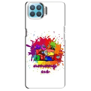 Чохли Амонг Ас для Oppo F17 Pro (AlphaPrint) (Яскравий АмонгАс)