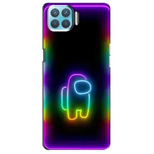 Чохли Амонг Ас для Oppo F17 Pro (AlphaPrint) (Яскравий скін)