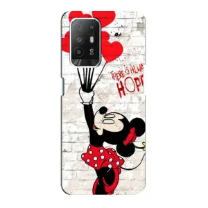 Чехол Disney Mouse Oppo F19 Pro Plus 5G (PREMIUMPrint) (Heart Minni)