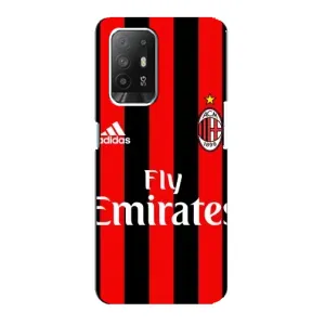 Чохли для Oppo F19 Pro Plus 5G (VPrint) - Футбольні клуби (Milan)
