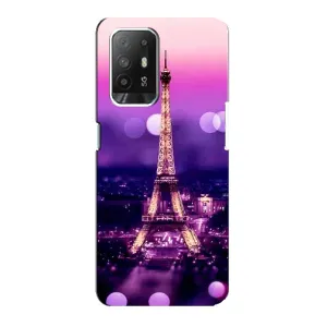 Чохол Ейфелева Вежа Oppo F19 Pro Plus 5G - (AlphaPrint) (Париж Башня)
