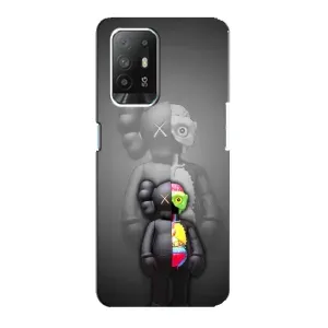 Чехлы для Oppo F19 Pro Plus 5G - Bearbrick Louis Vuitton (PREMIUMPrint) (Тело Bearbrick)