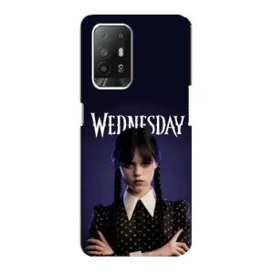 Силиконовый чехол с картинкой для Oppo F19 Pro Plus 5G (Wednesday)