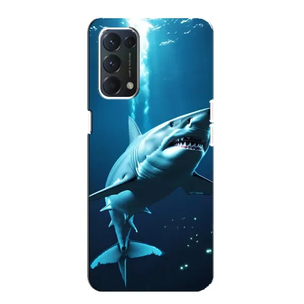 Чехол с принтом «Акула под водой» для OPPO Find X3 Lite Чехол с принтом «Акула под водой» для OPPO Find X3 Lite