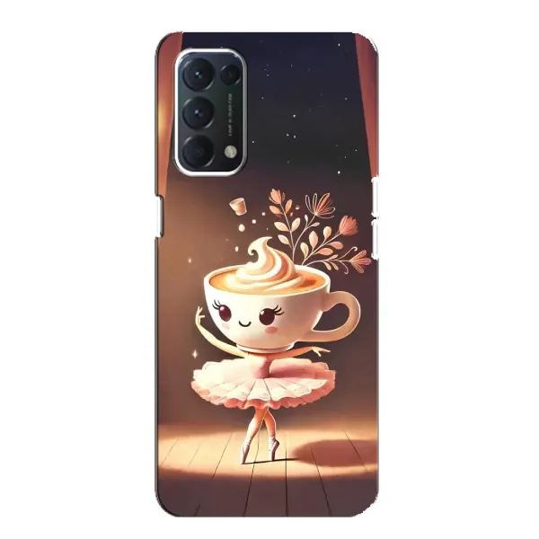 Чохол з принтом «Балерина капучина» для OPPO Find X3 Lite