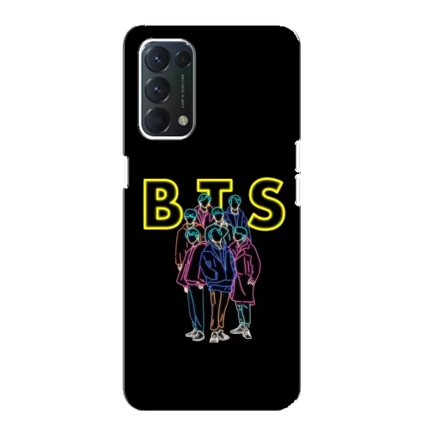 Чохол з принтом «BTS стайл» для OPPO Find X3 Lite Чохол з принтом «BTS стайл» для OPPO Find X3 Lite