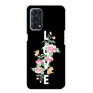 Чехлы для любимой на OPPO Знайти ХЗ Лайт (VPrint) (Квіти LOVE)