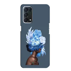 Чехлы (ART) Цветы на Oppo Find X3 Lite (VPrint) (Квіти на голові)