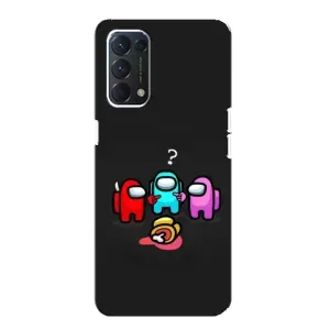 Чехол Амонг Ас для Oppo Find X3 Lite (AlphaPrint)