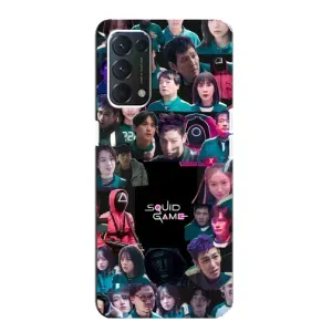 Чохол Гра в кальмара для Oppo Find X3 Lite (Колаж Гра кальмара)