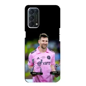 Чохли для OPPO Знайти ХЗ Лайт - Лео Мессі Маямі (Кубки Мессі)
