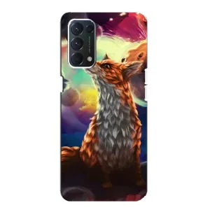Чохли з картинкою Лисичка для Oppo Find X3 Lite (VPrint) (Лисичка в космосі)
