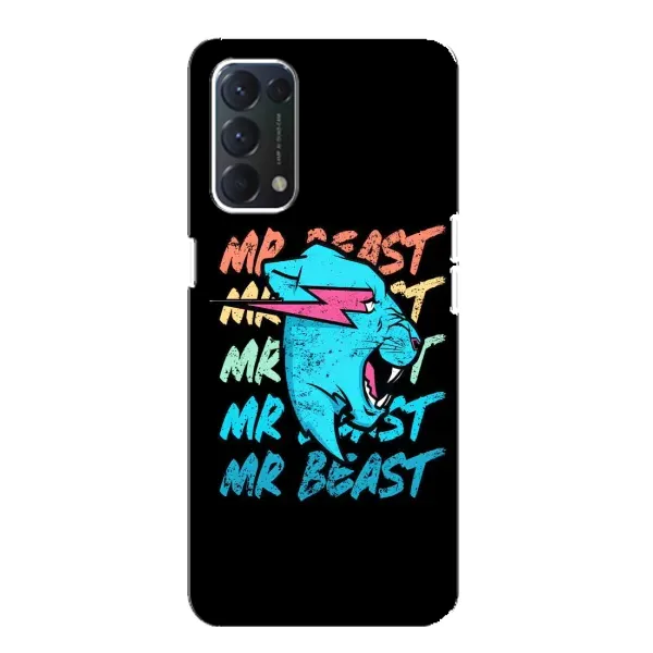 Чохол з принтом «logo Mr beast» для OPPO Find X3 Lite