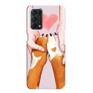Чохли з собаками для Oppo Find X3 Lite (VPrint) (Любовь до собак)