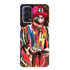 Бренднові Чохли для Oppo Find X3 Lite - (PREMIUMPrint) (Mario LV)