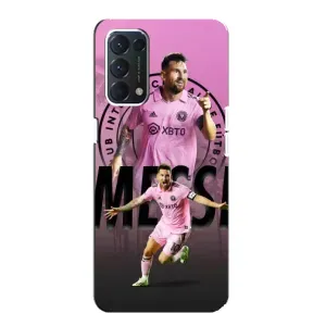 Чохли для OPPO Знайти ХЗ Лайт - Лео Мессі Маямі (Messi Miami)