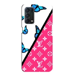 Бренднові Чохли для Oppo Find X3 Lite - (PREMIUMPrint) (Мода LV)