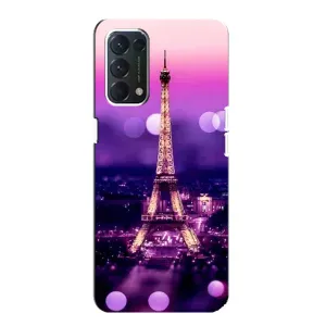 Чехол Эйфелева Башня для Oppo Find X3 Lite - (AlphaPrint) (Париж Башня)