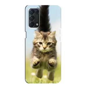 Чохли з Котиками для Oppo Find X3 Lite (VPrint) (Прижок кота)