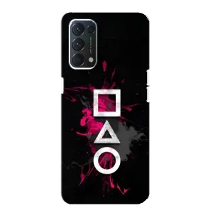 Чохол Гра в кальмара для Oppo Find X3 Lite (Символи Гра кальмара)