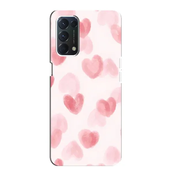 Чохол з принтом «Рожеві сердечки» для OPPO Find X3 Lite Чохол з принтом «Рожеві сердечки» для OPPO Find X3 Lite