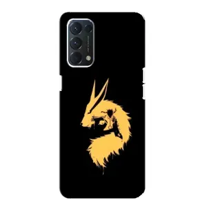 Naruto Anime Чохли для OPPO Знайти ХЗ Лайт (AlphaPrint) (силует Курама Наруто)
