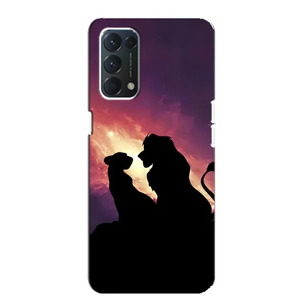 Чохол з принтом «Силует Сімба і Налу» для OPPO Find X3 Lite Чохол з принтом «Силует Сімба і Налу» для OPPO Find X3 Lite