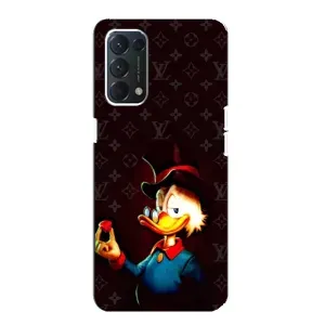Чехли для Oppo Find X3 Lite - Скрудж МакДак Louis Vuitton (PREMIUMPrint) (Скрудж з ботліантом)