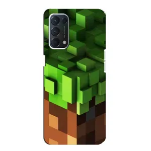 Чохол Майнкрафт на Oppo Find X3 Lite (AlphaPrint) Minecraft (текстура Майнкрафт)