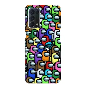 Чехол Амонг Ас для Oppo Find X3 Lite (AlphaPrint) (Убит)
