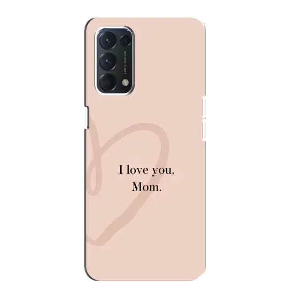 Чехол с принтом «Сердце маме» для OPPO Find X3 Lite