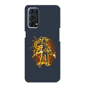 Naruto Anime Чохли для OPPO Знайти ХЗ Лайт (AlphaPrint) (золотий Наруто)