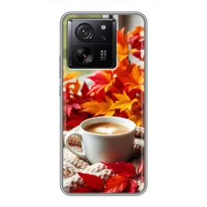 Чехол с уникальным дизайном «Осень с кофе» для OPPO K13s