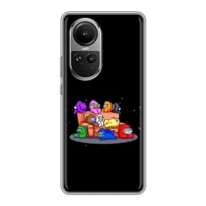 Чохли Амонг Ас для Oppo Reno 10 Pro (AlphaPrint) (Амонг-ас)