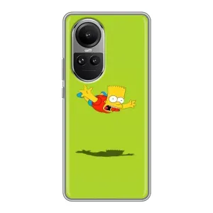 Чjхол з Сімпсонами для Oppo Reno 10 Pro (VPrint) (Барт Сімпсон)