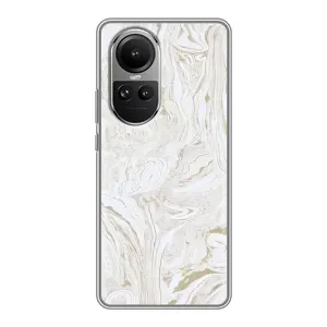 Мраморний чехол на Oppo Reno 10 Pro (VPrint) (Білий мрамор)