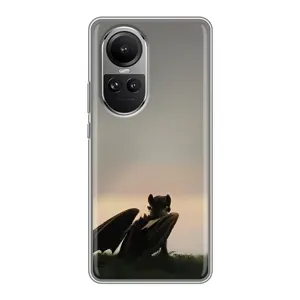 Чохол як приборкати дракона на Oppo Reno 10 Pro (Беззубик)