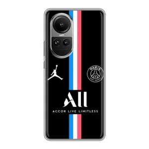Чохли PSG для Oppo Reno 10 Pro (AlphaPrint) (футболка ПСЖ)