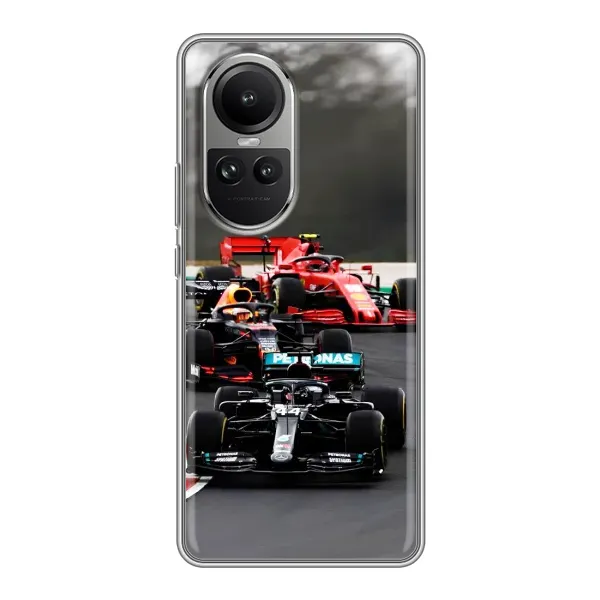 Чохол з принтом «Гонка Формула 1» для OPPO Reno 10 Pro