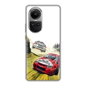 Чохли з Машинами на OPPO Reno 10 Про (VPrint) (Гоночні Тачки)