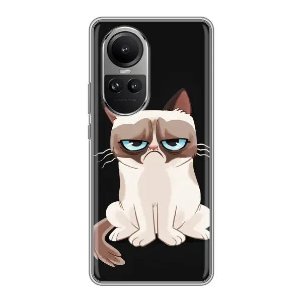 Чехол с принтом «Грустный кот» для OPPO Reno 10 Pro Чехол с принтом «Грустный кот» для OPPO Reno 10 Pro