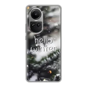 Новорічні, Святкові Чохли для Oppo Reno 10 Pro - 2024 год (Hello winter)
