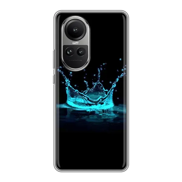 Чохол з принтом «Крапля корони» для OPPO Reno 10 Pro
