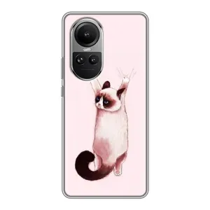 Чохол на OPPO Reno 10 Про з Котиками (VPrint) (Котик падає)
