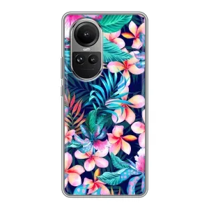 Чохол для OPPO Reno 10 Про - з принтом (Дизайнерські) (AlphaPrint) (Мальовничі квіти)