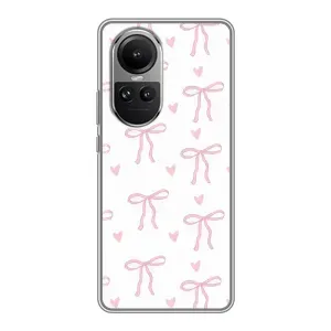 Чохол з бантиками на OPPO Reno 10 Про (Маленькі бантики)