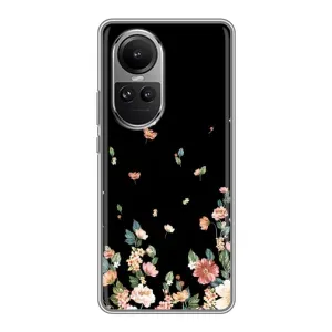 Чохол для OPPO Reno 10 Про - з принтом (Дизайнерські) (AlphaPrint) (Маленькі квіти)